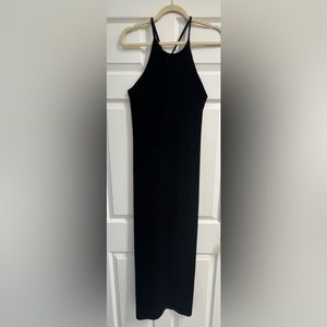 Little black dress. Slim fitting velvet dress. Size Small